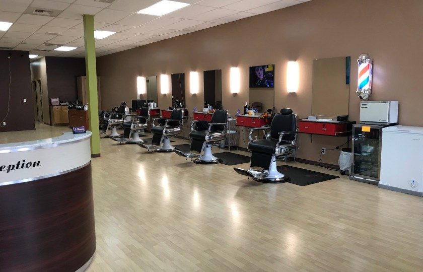 inside our barber shop