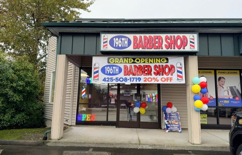 outside 196th barber shop